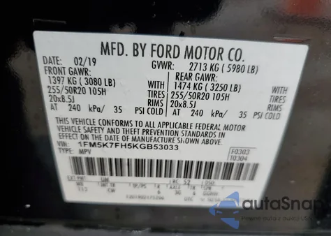 1FM5K7FH5KGB53033